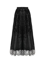 Load image into Gallery viewer, Gothic Court Floral Tassel Maxi Skirt KW410