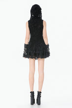 Load image into Gallery viewer, Punk Eyelet Lace Layered Mini Skirt KW420 - Gothlolibeauty