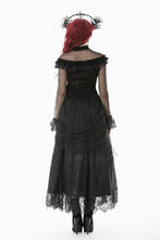Load image into Gallery viewer, Gothic Court Floral Pleated Tulle Maxi Skirt KW422