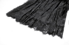 Load image into Gallery viewer, Gothic Court Floral Pleated Tulle Maxi Skirt KW422