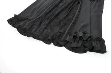 Load image into Gallery viewer, Silken Mist Rose Baroque Lace Layered Maxi Skirt KW429BK - Gothlolibeauty
