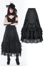Load image into Gallery viewer, Vintage Gothic Lace Layered Maxi Skirt KW432 - Gothlolibeauty