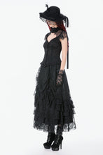 Load image into Gallery viewer, Vintage Gothic Lace Layered Maxi Skirt KW432 - Gothlolibeauty