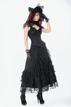 Load image into Gallery viewer, Vintage Gothic Lace Layered Maxi Skirt KW432 - Gothlolibeauty