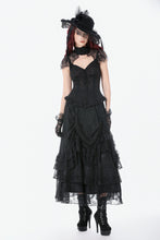 Load image into Gallery viewer, Vintage Gothic Lace Layered Maxi Skirt KW432 - Gothlolibeauty