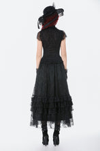 Load image into Gallery viewer, Vintage Gothic Lace Layered Maxi Skirt KW432 - Gothlolibeauty