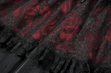 Load image into Gallery viewer, Dark Spliced Lace Maxi Skirt KW433 - Gothlolibeauty