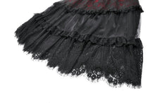 Load image into Gallery viewer, Dark Spliced Lace Maxi Skirt KW433 - Gothlolibeauty