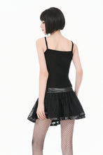 Load image into Gallery viewer, Gothic Lace Chain Cross Mini Skirt KW438