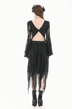 Load image into Gallery viewer, Gothic Shadow Mist Layered Mesh Long Skirt KW440