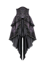 Load image into Gallery viewer, Dark Butterfly-Wing Gradient Gothic Lolita Dovetail Skirt KW442