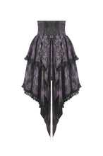 Load image into Gallery viewer, Dark Butterfly-Wing Gradient Gothic Lolita Dovetail Skirt KW442