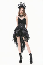 Load image into Gallery viewer, Dark Butterfly-Wing Gradient Gothic Lolita Dovetail Skirt KW442