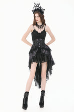 Load image into Gallery viewer, Dark Butterfly-Wing Gradient Gothic Lolita Dovetail Skirt KW442