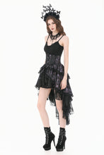 Load image into Gallery viewer, Dark Butterfly-Wing Gradient Gothic Lolita Dovetail Skirt KW442