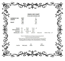 Load image into Gallery viewer, Gothic Ruffled High-Low Skirt with Jacquard Texture and Irregular Tiered Lace Mesh  KW451