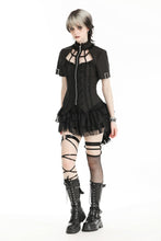 Load image into Gallery viewer, Black detachable fishtail lace puffy bottoms PW129