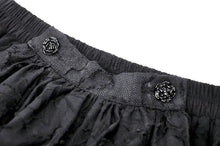 Load image into Gallery viewer, Black detachable fishtail lace puffy bottoms PW129