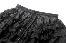 Load image into Gallery viewer, Lolita Lace-Trimmed Lantern shorts with Embroidered Flower PW135