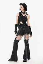 Load image into Gallery viewer, Punk Convertible Shorts with Grommet Straps and Zipper Leggings PW136