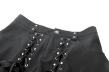 Load image into Gallery viewer, Punk Convertible Shorts with Grommet Straps and Zipper Leggings PW136