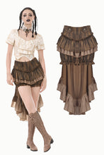 Load image into Gallery viewer, Steampunk Tailcoat Bloomers with Anchor Buttons and Ruffled Trim PW137BN