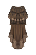 Load image into Gallery viewer, Steampunk Tailcoat Bloomers with Anchor Buttons and Ruffled Trim PW137BN