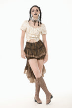 Load image into Gallery viewer, Steampunk Tailcoat Bloomers with Anchor Buttons and Ruffled Trim PW137BN