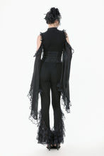 Load image into Gallery viewer, Gothic Multi-Layer Lace Flared Leggings PW139