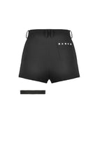 Load image into Gallery viewer, Asymmetry Rivet Punk Shorts with Leg Strap PW141
