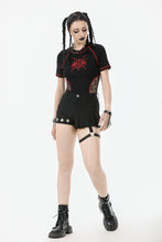 Load image into Gallery viewer, Asymmetry Rivet Punk Shorts with Leg Strap PW141