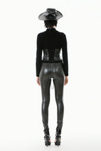 Load image into Gallery viewer, Punk Snakeskin Cut-Out PU Leather Pants PW143