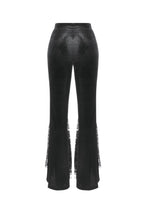 Load image into Gallery viewer, Gothic Appliqué Velvet Flared Pants PW146