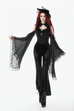 Load image into Gallery viewer, Gothic Appliqué Velvet Flared Pants PW146