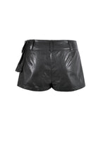 Load image into Gallery viewer, Low-Waist Tactical Punk Skirt-Pants with Asymmetric Pleated Belt PW148 - Gothlolibeauty