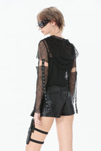 Load image into Gallery viewer, Low-Waist Tactical Punk Skirt-Pants with Asymmetric Pleated Belt PW148 - Gothlolibeauty