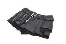 Load image into Gallery viewer, Low-Waist Tactical Punk Skirt-Pants with Asymmetric Pleated Belt PW148 - Gothlolibeauty