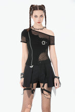Load image into Gallery viewer, Punk Mesh Layered Skort Shorts PW149 - Gothlolibeauty