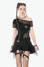 Load image into Gallery viewer, Punk Mesh Layered Skort Shorts PW149 - Gothlolibeauty