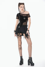 Load image into Gallery viewer, Punk Mesh Layered Skort Shorts PW149 - Gothlolibeauty