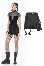 Load image into Gallery viewer, Punk Metal Utility Shorts PW150 - Gothlolibeauty