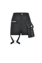 Load image into Gallery viewer, Punk Metal Utility Shorts PW150 - Gothlolibeauty