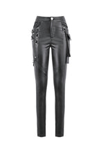 Load image into Gallery viewer, Punk Asymmetric Stud Detail Pants PW151 - Gothlolibeauty