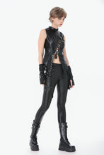 Load image into Gallery viewer, Punk Asymmetric Stud Detail Pants PW151 - Gothlolibeauty