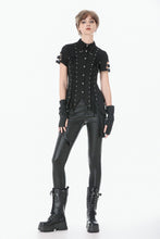 Load image into Gallery viewer, Punk Asymmetric Stud Detail Pants PW151 - Gothlolibeauty