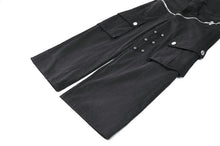 Load image into Gallery viewer, Urban Mobility - Dark Techwear Multi-Pocket Cross-Zip Wide-Leg Cargo Pants PW153