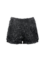 Load image into Gallery viewer, Dark Rose - Gothic 3D Floral Jacquard Lace-Trimmed Mini Shorts PW157