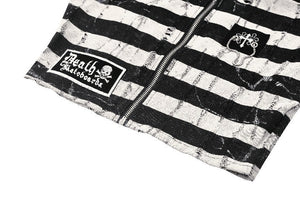Prison Bunny Striped Crop Top TW558