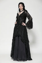 Load image into Gallery viewer, Gothic dark lace sexy deep v-neck top TW561
