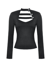 Minimalist Punk Versatile Top TW562